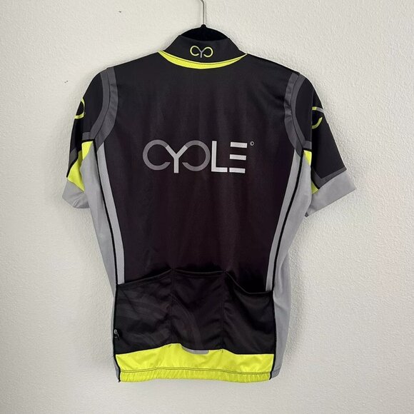 Aero Tech Designs NWT Mens L Full Zip Cycling Short Sleeve Jersey Shirt USA - Picture 3 of 4